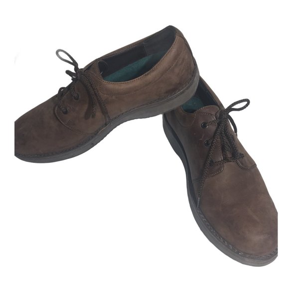 SALE 3/$15 Rockport Brown Suede Leather Tie Oxfords Men\'s Size 11.5 main image 4